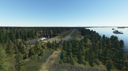 UUSM abandoned Eldikan Airstrip Yakutia + large Terrain Correction
