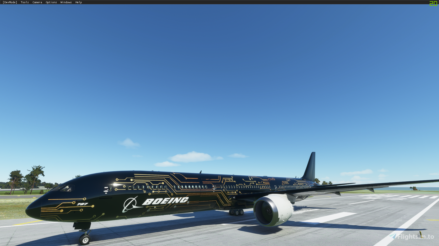 787-10 Dreamliner Sci-Fi/Circuit Board (4K Livery) for