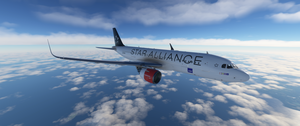 [8k] A320 Neo Scandinavian Airlines (SAS) - Star Alliance Livery thumbnail 2