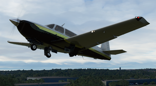 Black Gold Livery for Carenado Mooney