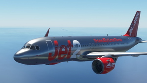 A320 NEO Jet2.com RedGrey thumbnail 3