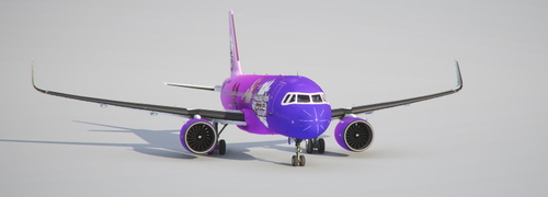 a320 neo Princess Robot Bubblegum [8k downscaled, updated]