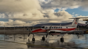 Beechcraft King Air350 Loganair 1980s thumbnail 2