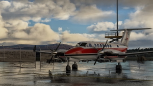 Beechcraft King Air350 Loganair 1980s thumbnail 1