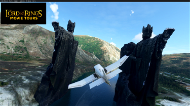 Middle Earth Projet (New Zealand) LOTR Movie tour Microsoft Flight Simulator