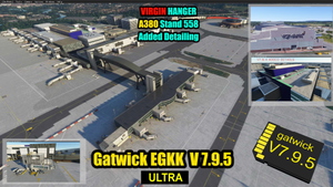 Gatwick Airport EGKK Ultra: Custom Buildings and Models Only thumbnail 2