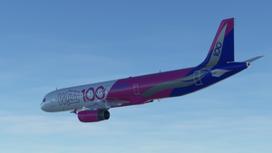 Wizz Air 100 A321 [Realistic Livery] (HA-LTD) [4k] thumbnail 4