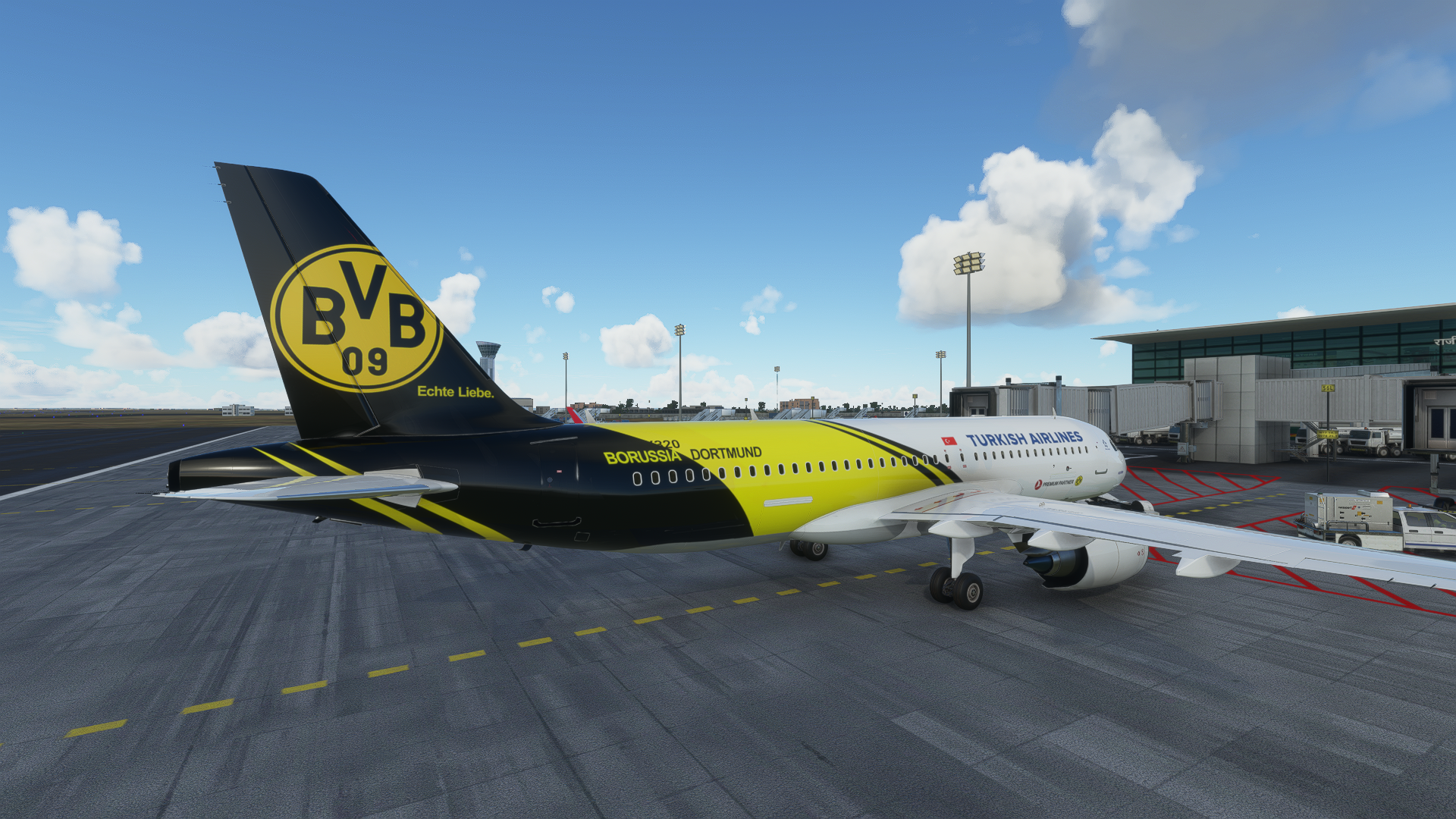 Turkish Airlines Borussia Dortmund Livery - Image 1