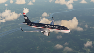 US Airways A320Neo (Old Colors) thumbnail 3