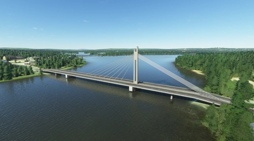 Rovaniemi - Jätkänkynttilä (Lumberjack Candle Bridge)