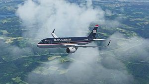 US Airways A320Neo (Old Colors) thumbnail 4