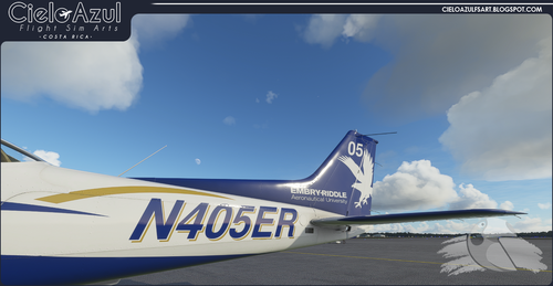 Embry-Riddle | N405ER | Asobo Cessna C172SP Classic (8K)