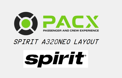Spirit Airlines a320neo layout for PACX