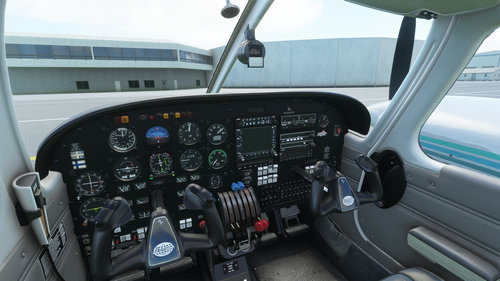 Black Cockpit for the Carenado Piper PA44 Seminole