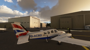 Beechcraft Baron G58 British Airways Flying Club (8K) thumbnail 2
