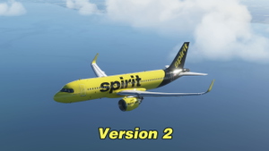 Spirit Airlines A320Neo (Black Tail) thumbnail 6
