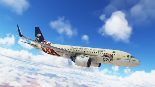 [4K Downscaled] Saudi Arabian Airlines A320neo [G20 Edition]