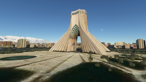 Iran - Tehran Milad & Azadi Tower Scenery thumbnail 3