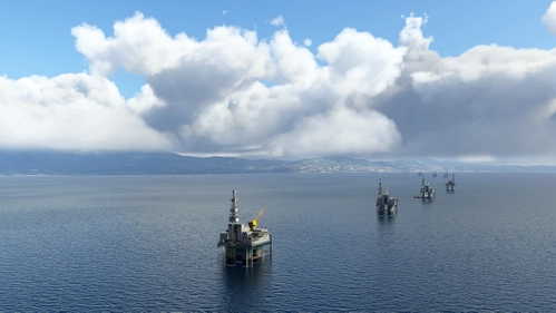 Santa Barbara Oil Rig placements