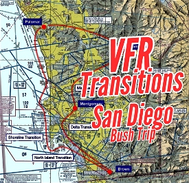 VFR Transitions at San Diego Microsoft Flight Simulator
