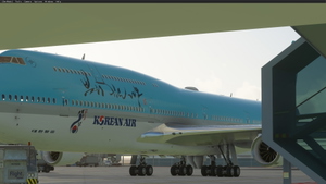 Boeing 747-8 Korean Air "No mirrored"  thumbnail 2