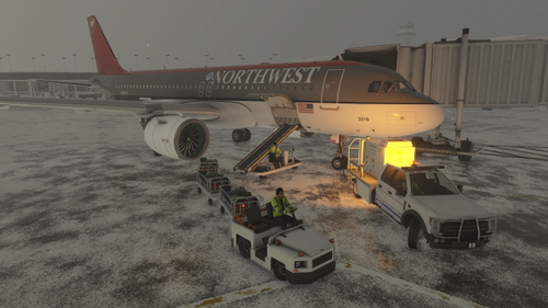 Northwest Airlines (Bowling Shoe) [4K] (and Improved) - A320Neo