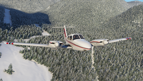 Red Stripes Livery for Carenado PA44 Seminole