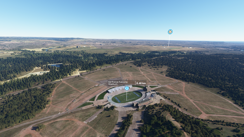 United States Airforce Academy Colorado Springs POI
