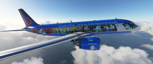 [8k] A320 Neo Brussels Airlines - Aerosmurf thumbnail 4