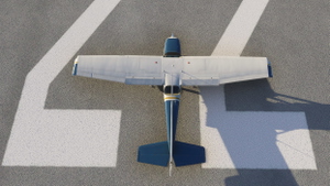 Cessna C172 - Livery "Blue and Orange" (Classic/Floats/Skis/Bagolu/WB-Sim) thumbnail 3
