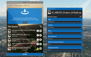Package Manager for MSFS thumbnail 1