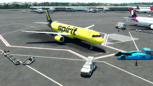 Spirit Airlines A321 (Black Tail)