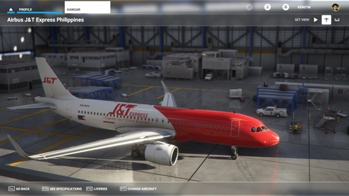 A32NX J&T Express Philippines (Callsign BALIBAG) Livery