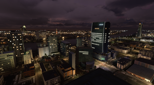 Niigata Landmarks with night lighting thumbnail 3