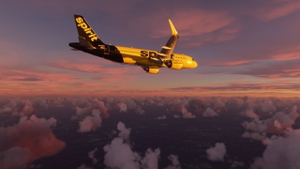 Spirit Airlines A320Neo (Black Tail) thumbnail 4