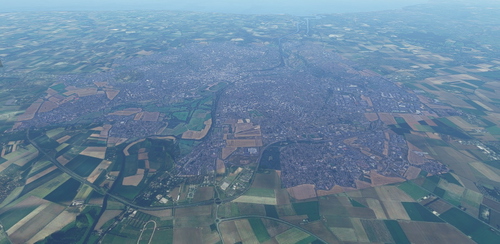 Caen city, France