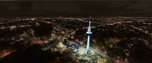Torrespana Tower,Madrid with night lighting thumbnail 6