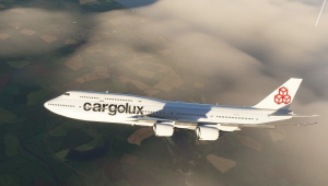 Cargolux 747-8i (Blue Stripe) thumbnail 3