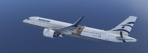 Aegean SX-DVU "Pheidias" Acropolis Museum Livery