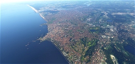 Biarritz et Bayonne city, France Microsoft Flight Simulator