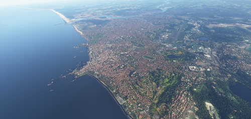 Biarritz et Bayonne city, France