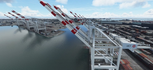 San Pedro Bay Port Facilities, Los Angeles & Long Beach CA USA (V3.0 MSFS2020) / (V1.3 MSFS2024)