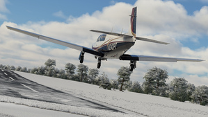 Red Gold Blue Livery for Carenado Mooney thumbnail 5