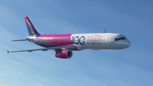 Wizz Air 100 A321 [Realistic Livery] (HA-LTD) [4k] thumbnail 1