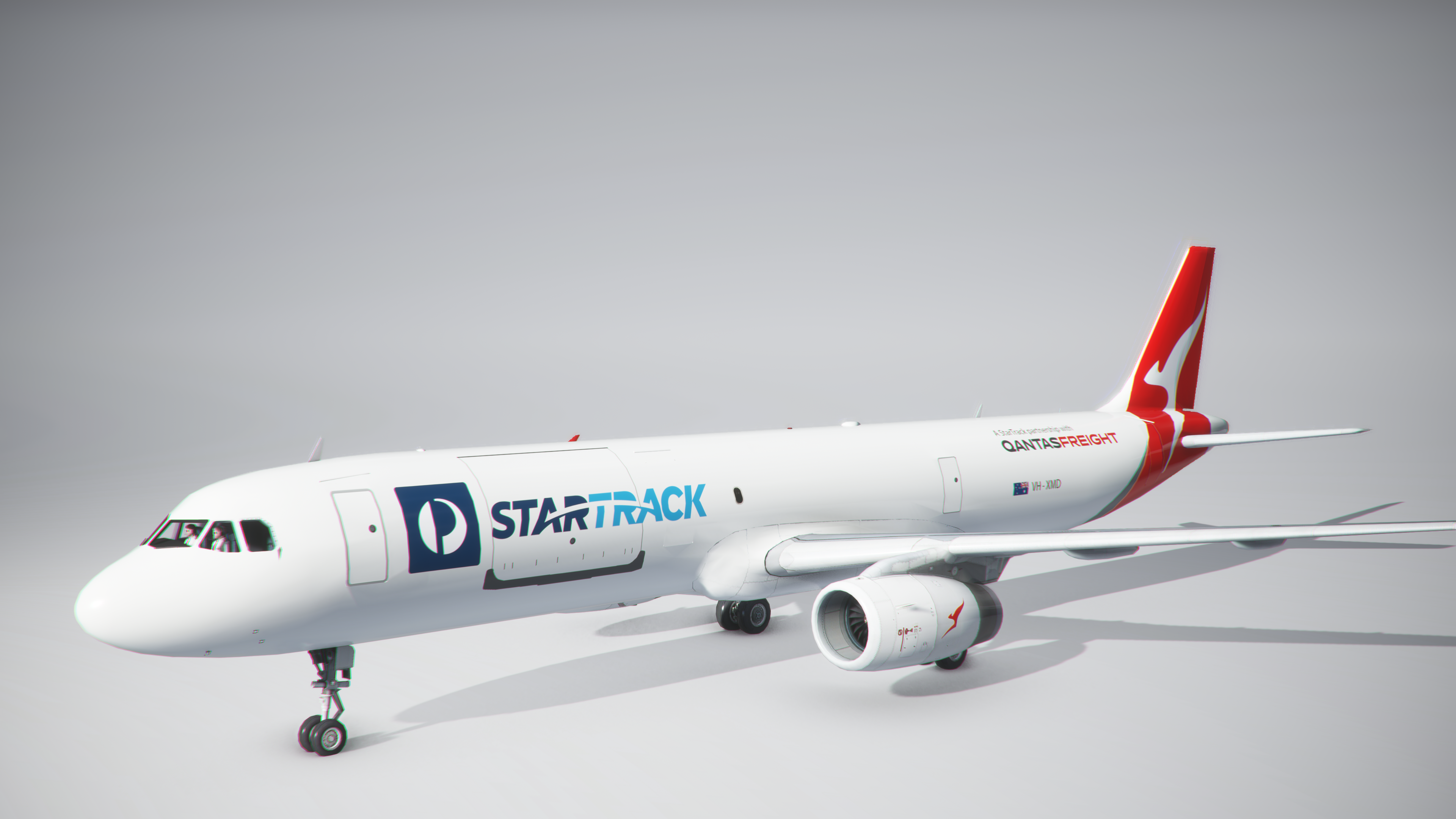 Qantas Freight / Australia Post (StarTrack version) A321    [4K] - Image 1