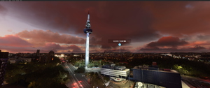 Torrespana Tower,Madrid with night lighting thumbnail 5