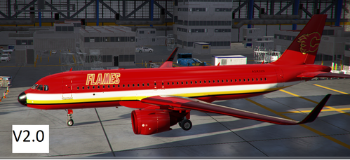 A320Neo Calgary Flames