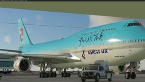 Boeing 747-8 Korean Air "No mirrored"  thumbnail 1