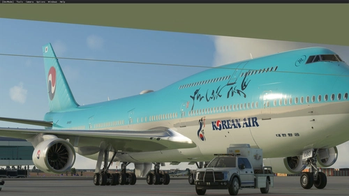 Boeing 747-8 Korean Air "No mirrored" 