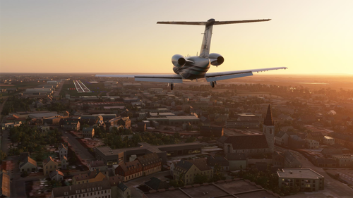 15° offset RNP approach - RWY06 - EBKT landing challenge